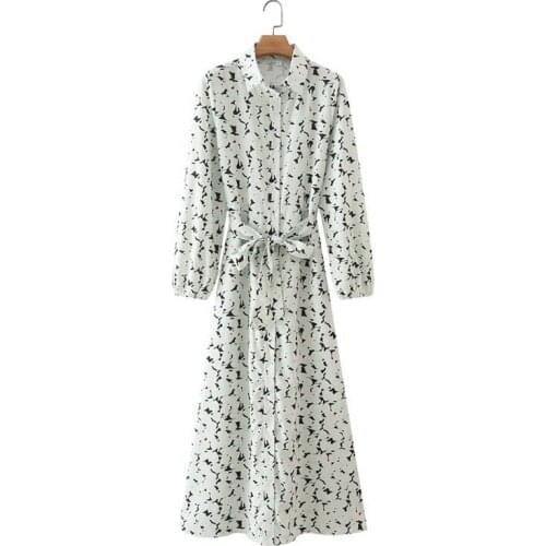 2021 New Spring Summer Women Female Sexy Polyester dress Brand Blouse Outwear casual