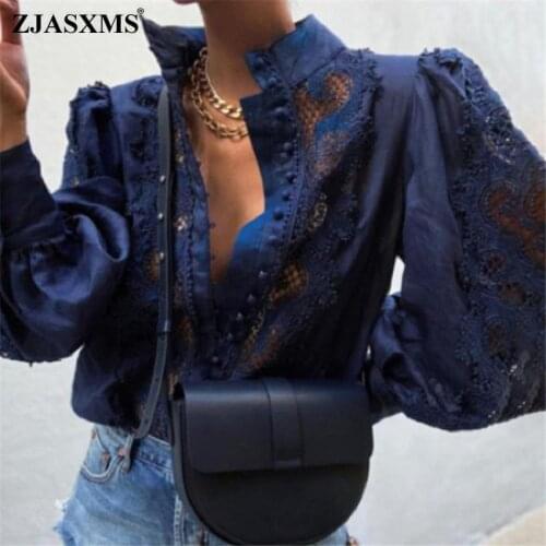 ZJASXMS Collar Blouses