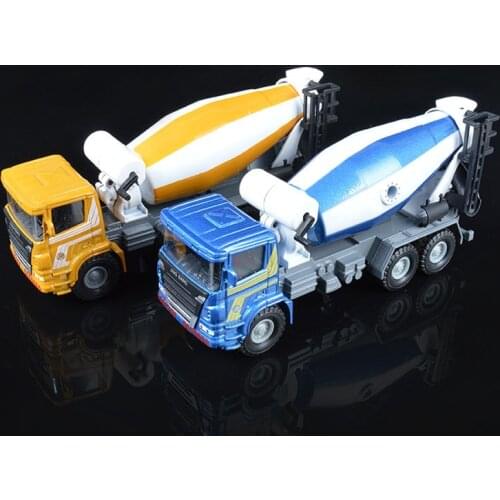 1:60 alloy engineering vehicles, high simulation model Concrete truck mixer, concrete,childrens educational toys, free shipping
