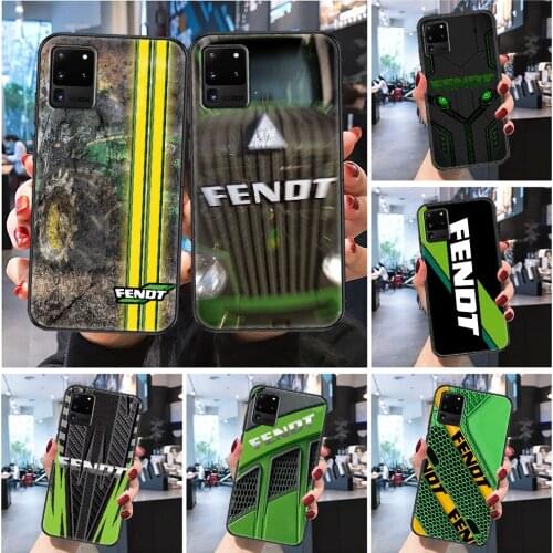 FENDT Tractor Phone case For Samsung Galaxy Note 4 8 9 10 20 S8 S9 S10 S10E S20 Plus UITRA Ultra Frosted black tpu prime art