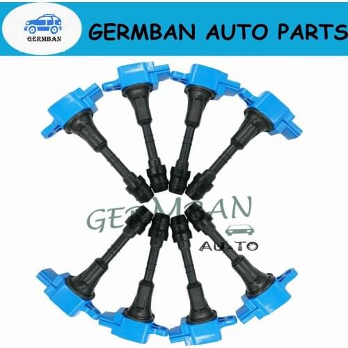 F510 22448-7S015 8pcs Ignition Coil for 2005-2006 Armada 2004 Pathfinder 2004-2007 Titan for 2004-2006 QX56 5.6L C1483