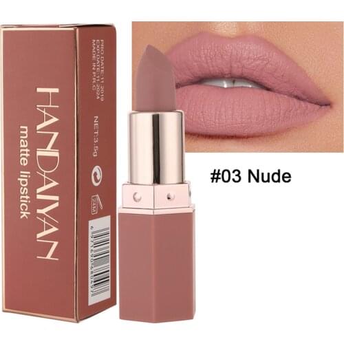 6 Color Matte Lipstick Velvet Lip Glaze Color Charm Lasting Non-fading Lip Makeup Matte Lipstick For Lips Lipsticks Cosmetics