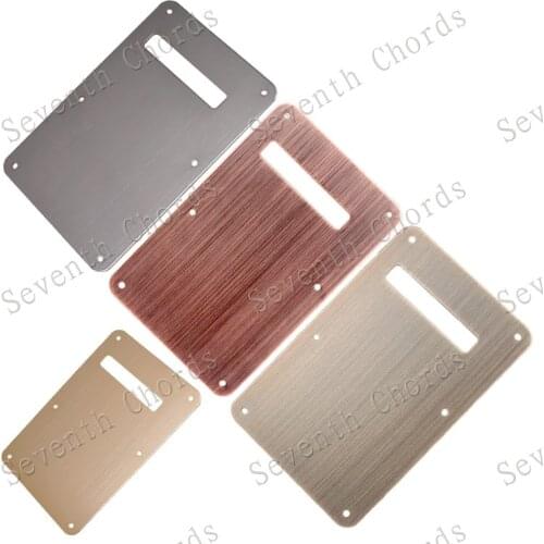 Metal Aluminum Cavity Cover Spring Cover Back Plate Wiring Cover For ST FD Electric Guitar Replacement