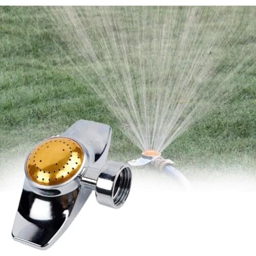 Metal Spot Sprinkler 360 Degree Square Circle Pattern Sprinkler With Hose Coverage Area Up To 30FT For Small Area Yard Lawn