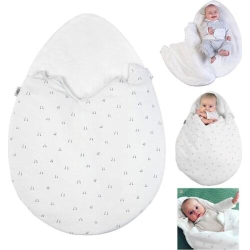 Baby Newborn Cute Egg Shape Comfortable Breathable Sleeping Sack Bag Blanket