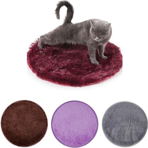 Soft Warm Pet Cat Bed Comfortable Round Practical Pet Nest Dog Cat Washable Kennel Easy To Clean Dog Bed Warm House For Pet