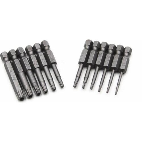 Hexagon shank screwdriver bit screwdriver set/12pcs 50mm