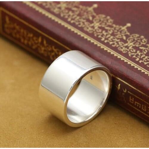 NEW! Handcrafted 999 Silver Ring Real Pure Silver Ring Man Silver Ring Jewelry Gift