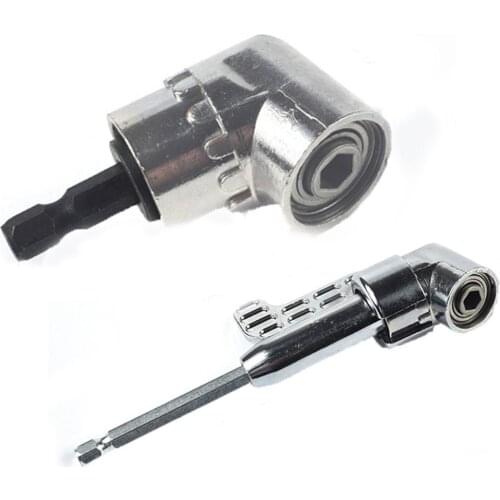 Turning Head Screwdriver 105 Degrees 1/4" Extension Socket Drill Hex Adaptor Angle Hex Bit Driver Holder Magnetic Adjustabl Y9H9