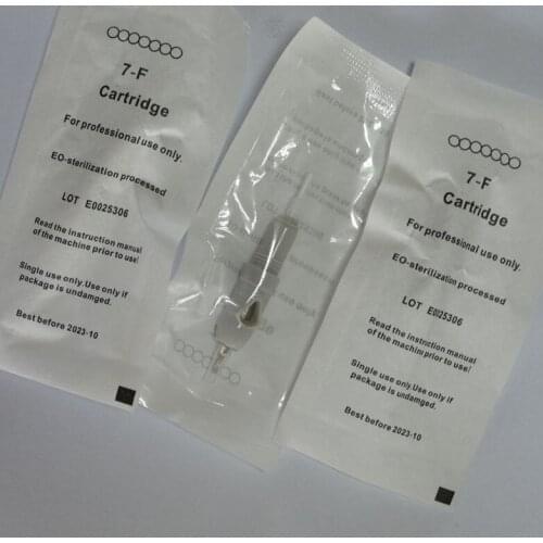 Permanent Makeup 100pcs 7F Disposable Cartridge Tattoo Needles Liner Shader Makeup Eyebrow Tattoo Pen Machine Supply