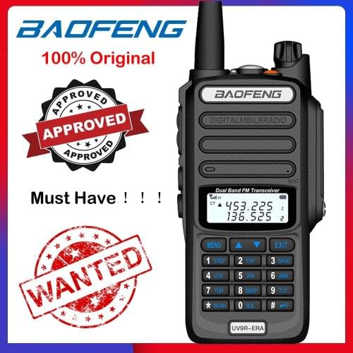 Professional Baofeng UV-9R ERA Plus Walkie Talkie Long Range 30km Two Way Ham CB Dual Vand UHF VHF Radio Station Transceiver
