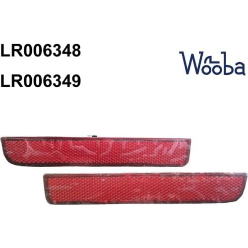 Right And Left Rear Red Bumper Reflector For 2003-2012 Land Rover Range Rover Freelander 2 LR006348 LR006349