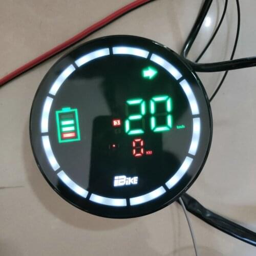 ELectric Scooter Display 48v60v72v Speedometer Insrtument Dashboard for Pedal Motorcycle Ebike Motorbike SKATEBOARD TRICYCLE