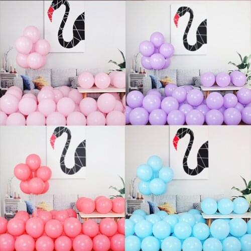 12 inch macaron balloons 20 packs thickened wedding birthday party Valentines day marriage proposal decoration balloons
