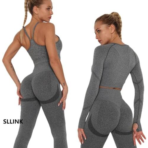 Sports Outfit Woman Seamless Yoga Set Fitness Clothing Sexy Sportswear Women Suit For Fitness workout gym leggings Sport Sets