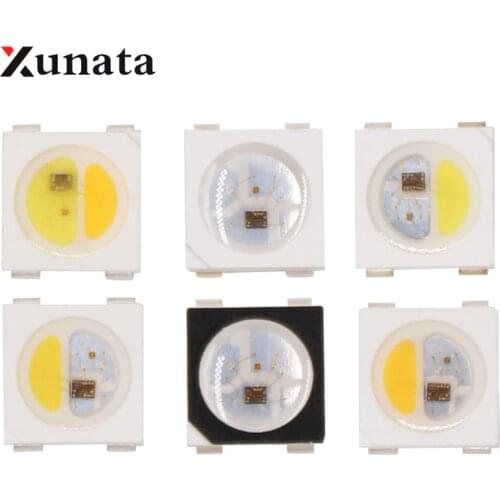 2~1000Pcs 4 Color in 1 SK6812 RGBW RGBWW RGBNW WWA RGB White SMD 3535 5050 Individually Addressable LED Chip Pixel as WS2812B 5V