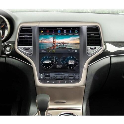 Aotsr Tesla 10.4“ Android 8.1 Vertical screen Car DVD player GPS For Jeep Grand Cherokee 2014-2018 built in carplay Bluetooth