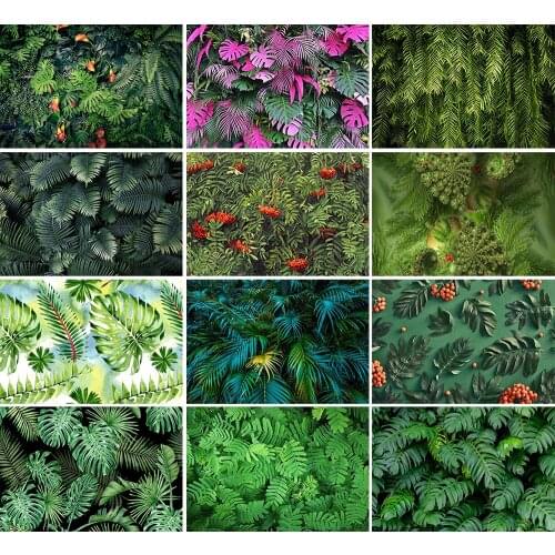 Avezano Backdrop Spring Green Leaf Fruit Children Newborn Portrait Photography Background Photo Studio Photocall Photozone Decor