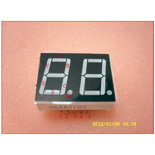 Free Shipping!! 0.36 inches two digital / new common male / ultra bright /Electronic Component