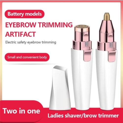 Electric Eyebrow Trimmer For Women Painless Mini Eye Brow Razor Portable Epilator Facial Body Hair Remover USB Rechargeable