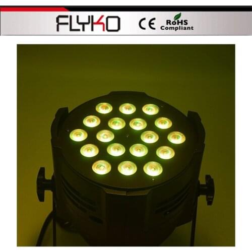 China supplier free shipping wholesale CE ROHS colorful led par 18*10W/18*12W DMX512