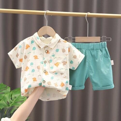 5 Sets/Lot) 2021 New Arrival Boys Summer Clothing Set 051602