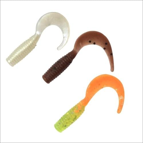 ORJD 20pcs Shad Fishing Lure Soft Lure Worm 0.7g/38mm 1g/45mm Jigging Wobblers Silicone Artificial Baits For Bass Carp Tackle