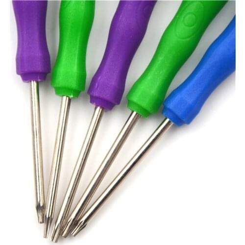 Colorful 5Pcs T2 T3 T4 T5 T6 Torx Screw Driver Set For Smartphone Laptop Computer Tablet Repair