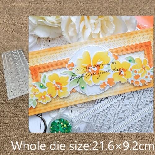 New Design Craft Metal stencil mold Cutting Dies stitches frame decoration scrapbook die cuts Album Paper Card Craft Embossing