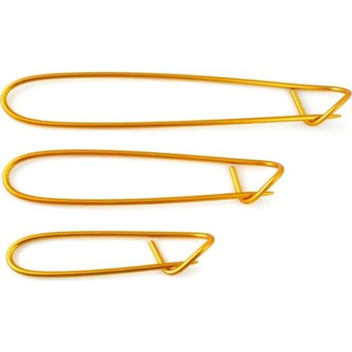 One Set Aluminum Knitting Needles Clip Craft Stitch Holders Safety Pins Crochet Hooks Locking Weaving Sewing Tools Accessories