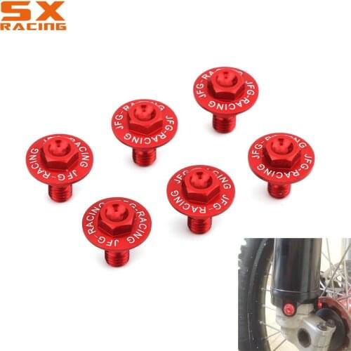 Fork Guard Bolt For Honda CR 85R 125 R 250 CRF 250R 250X CRF450R CRF450X CRF450RX CRF250L M RALLY 450R XR 400 Motorcycle Screws