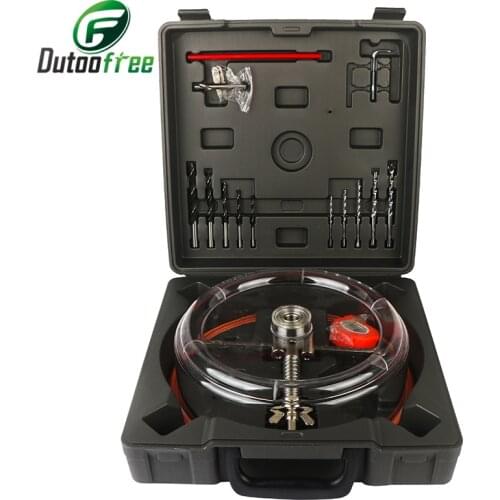 1-5/8" to 8" (40-200mm) Adjustable Hole Cutter Hole Saw for Recessed Lights Ceiling Speakers Vent holes Drywall Plywood