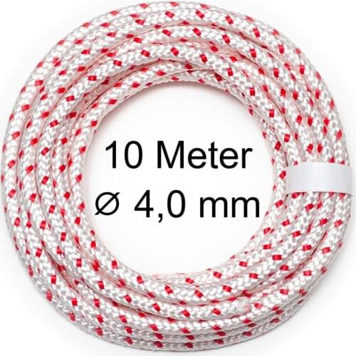 10mX 4mm Starter Rope Chainsaw Lawn Mower Construction Equipment For Honda Starter Rope For Lawnmowers