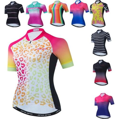Summer Go Pro Bicycle Jerseys Womens White/Blue Short Sleeve Cycling Shirts Sport Racing Wear Maillot Ciclismo Bike Jerseys