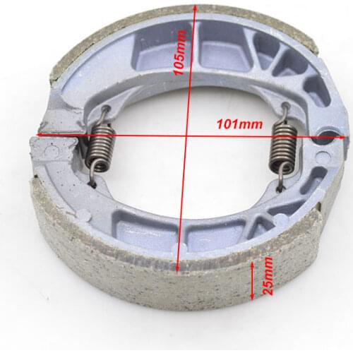 High Quality Motorcycle Rear Wheel Brake Shoe Thicken Brake Shoes Sets For Honda CG125 CG 125 125cc Brake Replacement