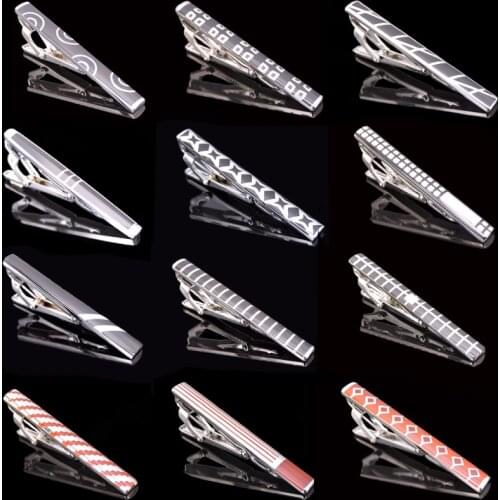 High quality business clothing Stainless Steel Tie Clip New Retro Pattern tie clip mens Wedding Shirt Collar Badge Pin gift