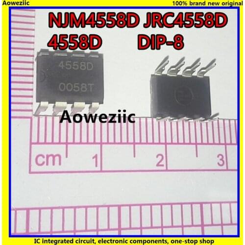 10Pcs/Lot NJM4558D JRC4558D 4558D DIP-8 DUAL OPERATIONAL AMPLIFIER New Original Product