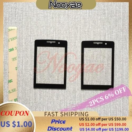 Black Glass Screen For Philips Xenium X623 CTX623 Glass Lens Screen Replacement NOT Touch Screen free gift 3M sticker