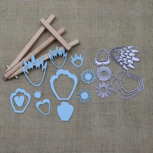 Flower Floral Decoration Metal Cutting Dies New Diy Emboss Stencil Scrapbooking for Card Making 2021