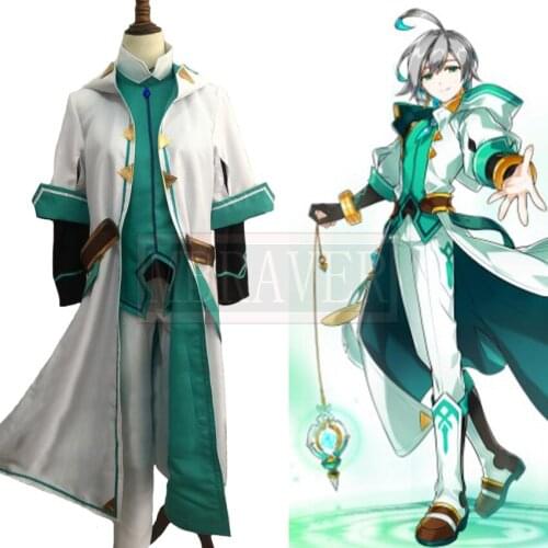 Elsword Anpassen Ain Cosplay Costume Custom Made Free Shipping