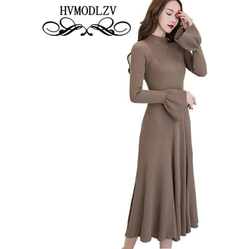 Модные вязаные платья HVMODLZV China At AliExpress