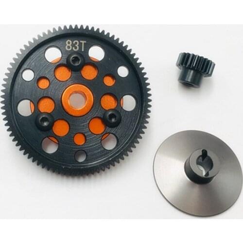 Reinforced steel transmission gear set with Anti-skid Parts For Axial Wraith SCX10 24T/83T