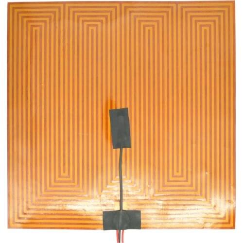 24V 300mm Square KAPTON FILM HEATER