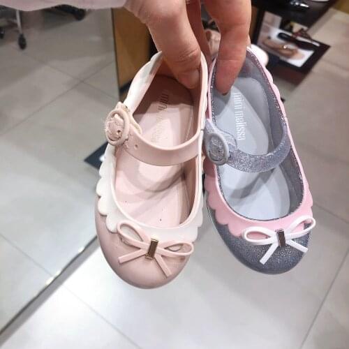 Mini Melissa Butterfly Cute Girls Jelly Sandals 2020 New Melissa Children Shoes Baby Sandals Breathable Melissa Princess Shoes