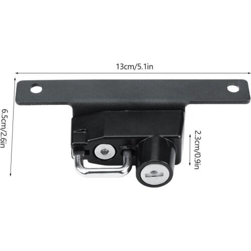 Motorcycle Left Side Alloy Helmet Lock Mount Hook with all mounting hardware and two key Fit for BMW R Nine T Models 2014-2016