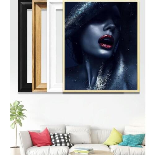 Wall Art Simple stylish art plastic Picture frame DIY Canvas Painting Frame For Oil Paintings Frame For Home Decoration