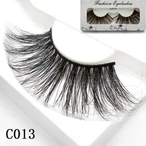 Mink Eyelashes Makeup 3D Lashes 1 Pair Natural Eyelashes Dramatic 100% Hand Made Volume Fake Lashes Extension Beauty Wholesale