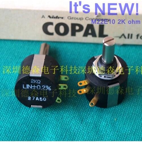 New!!! 10 turns Potentiometer M22E10 2K ohm Basic construction Wirewound multiturn type 2W 2000 ohm