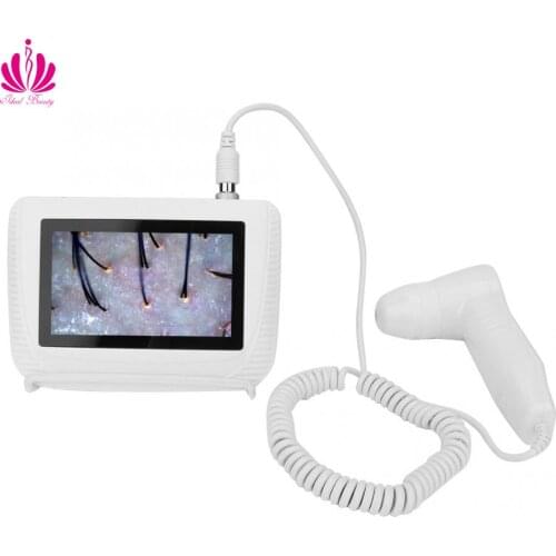 5 Inch Screen Portable Hair And Skin Testing Analyzer Facial Skin Detector Dermoscopy Tester Hair Analyser Skin Scope (A002)