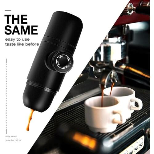 Mini Manual Coffee Machine Pressure Espresso Portable Handheld Espresso Coffee Maker For Car Travel Camping Hiking Home Office